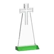 Cross Award - Green | https://www.bestnamebadges.com