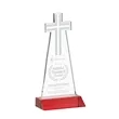 Cross Award - Red | https://www.bestnamebadges.com