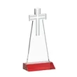 Cross Award - Red | https://www.bestnamebadges.com