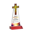 Cross VividPrint™ Award - Red | https://www.bestnamebadges.com