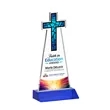 Cross VividPrint™ Award - Blue | https://www.bestnamebadges.com