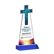 Cross VividPrint™ Award - Blue | https://www.bestnamebadges.com