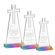Cross Award - Prismatic | https://www.bestnamebadges.com