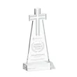 Cross Award - Clear | https://www.bestnamebadges.com