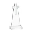 Cross Award - Clear | https://www.bestnamebadges.com