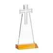 Cross Award - Amber | https://www.bestnamebadges.com