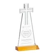 Cross Award - Amber | https://www.bestnamebadges.com