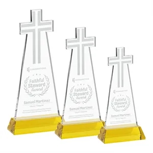 Cross Award on Hartford Base - Gold
