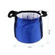 Collapsible Waterproof Camping Wash Basin Bucket | https://www.bestnamebadges.com