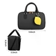 Leather Large Capacity Cosmetic Travel Bag | https://www.bestnamebadges.com