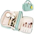 Leather Large Capacity Cosmetic Travel Bag | https://www.bestnamebadges.com