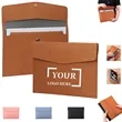 PU Leather A4 Document Folder | https://www.bestnamebadges.com