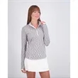 Zero Restriction® Shae Space-Dyed Stretch Zip Mock Pullover | https://www.bestnamebadges.com