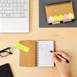 Kraft Spiral Notebook With Integrated Sticky Notes | https://www.bestnamebadges.com