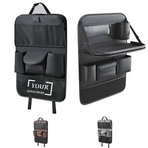 PU Leather Car Backseat Organizer