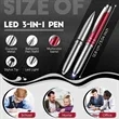 Touchscreen Stylus Pen With LED Flashlight | https://www.bestnamebadges.com
