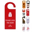 Double Sided Custom PVC Door Hanger Sign 10.2"x4" | https://www.bestnamebadges.com