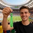 Screen Printed Soft Silicone Wristband Keychain | https://www.bestnamebadges.com