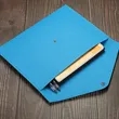 Felt Document File Bag With Snap Button | https://www.bestnamebadges.com