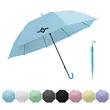 42" Arc Auto Open Stick Umbrella W/ J Handle | https://www.bestnamebadges.com