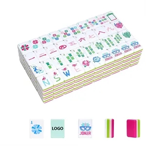 Engraved American Mahjong Tile Set