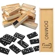 Mini Wooden Dominoes Set | https://www.bestnamebadges.com