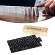 Mini Wooden Dominoes Set | https://www.bestnamebadges.com