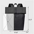 Waterproof Roll Top Laptop Backpack | https://www.bestnamebadges.com