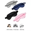Silk Style Sleep Eye Mask with Storage Pouch | https://www.bestnamebadges.com