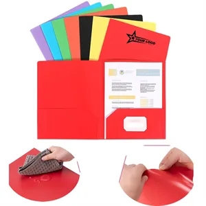 Plastic Pocket Folder Letter Size Document Organizer