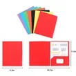 Plastic Pocket Folder Letter Size Document Organizer | https://www.bestnamebadges.com