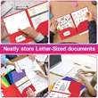 Plastic Pocket Folder Letter Size Document Organizer | https://www.bestnamebadges.com