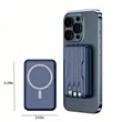 10000mAh Magnetic Wired Wireless Power Bank | https://www.bestnamebadges.com