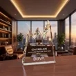 Alpine Award - Clear | https://www.bestnamebadges.com