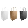 Kraft Paper Shopping Bag with Twisted Handles | https://www.bestnamebadges.com