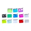 Reusable Clear PVC Travel Toiletry Pouch With Slider | https://www.bestnamebadges.com