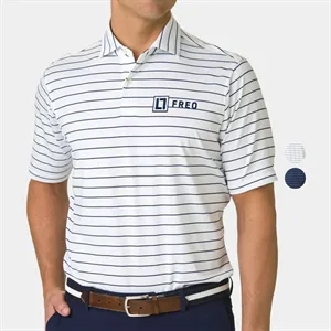 Fairway & Greene® Faxon Stripe Jersey Golf Polo UPF 50+