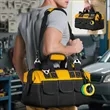Heavy Duty 14 Inch Wide Mouth Contractor Tool Bag Organizer | https://www.bestnamebadges.com