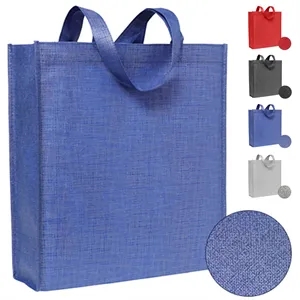 Textured Non-Woven Tote Bag with Reinforced Handles