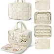 Large Hanging Travel Toiletry Organizer Bag With Hook | https://www.bestnamebadges.com