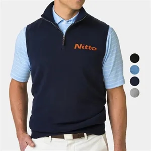 Fairway & Greene® Baruffa Merino Quarter Zip Golf Windvest
