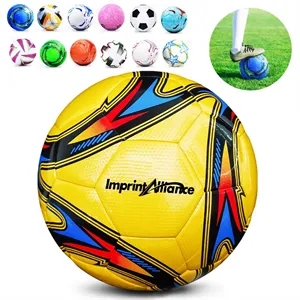 Size 5 Match Ready Synthetic Leather Soccer Ball
