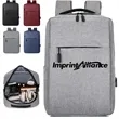 15L Slim USB Laptop Backpack with Anti-Theft Design | https://www.bestnamebadges.com