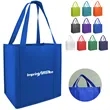 Box Style Non Woven Tote Bag with Reinforced Handles | https://www.bestnamebadges.com