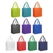 Box Style Non Woven Tote Bag with Reinforced Handles | https://www.bestnamebadges.com