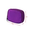 Quilted Diamond Pattern Mini Zippered Coin Purse Key Pouch | https://www.bestnamebadges.com