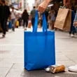 Foldable Non Woven Tote Bag with Long Handles | https://www.bestnamebadges.com