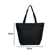 Two Tone Nylon Shopping Tote Bag with Contrast Handles | https://www.bestnamebadges.com