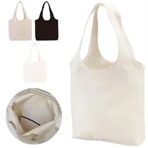 Eco Friendly Cotton Canvas Tote Bag with Long Handles
