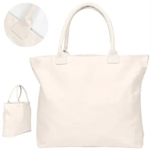 Heavy Cotton Canvas Tote Bag with Reinforced Handles